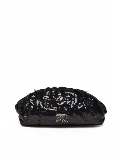 Ermanno Firenze Black Polyester Rachele Handbag