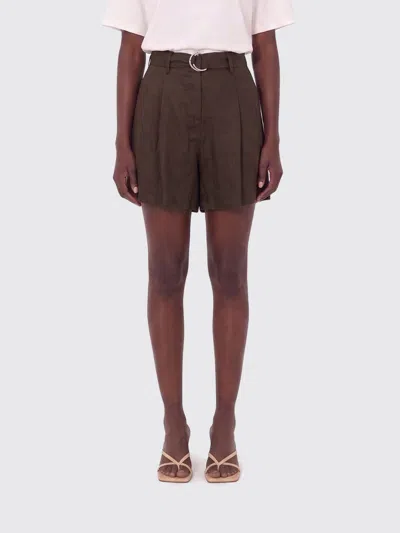 Ermanno Firenze Pantalone Corto In Brown