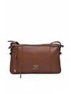 Ermanno Firenze Brown Polyurethane Violeta Shoulder Bag In Brown