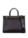 Ermanno Firenze Buckle-embellished Tote Bag In Black