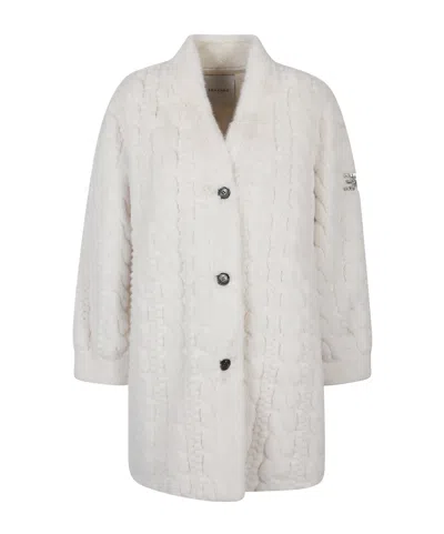 ERMANNO FIRENZE BUTTON LONG-SLEEVED COAT