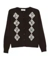 Ermanno Firenze Sequin-embellished Cardigan In Black