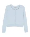 Ermanno Firenze Button Long-sleeved Sweater In Blue