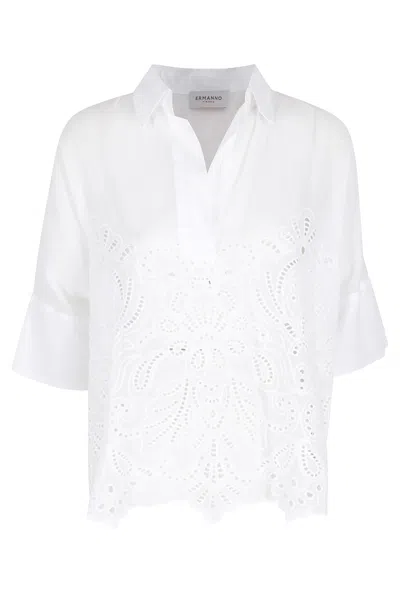 Ermanno Firenze Camicia In White