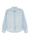 Ermanno Firenze Printed Linen Shirt