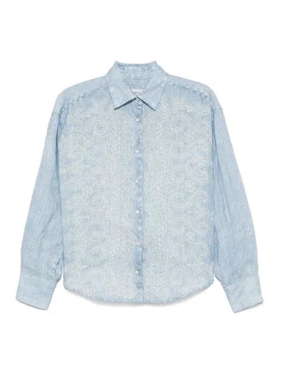 Ermanno Firenze Printed Linen Shirt