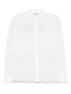 Ermanno Firenze Floral-embroidered Blouse In Cream