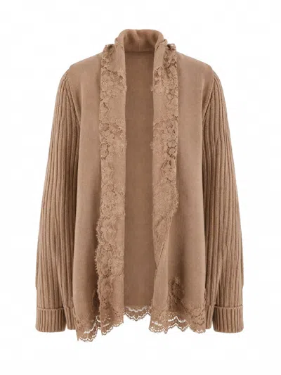 Ermanno Firenze Cardigan In Brown