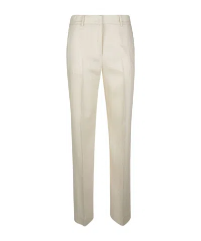 Ermanno Firenze Casual Pants With Belt Loops In Neutral