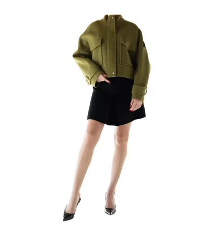 Ermanno Firenze Coat In Green