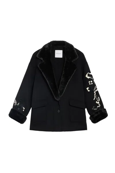 Ermanno Firenze Coats In Black