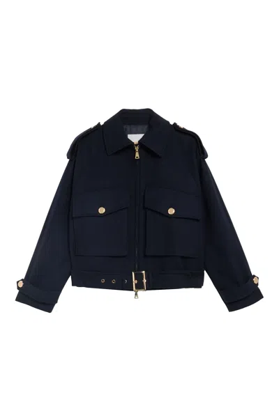 Ermanno Firenze Coats In Blue