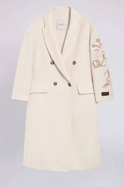 Ermanno Firenze Coats In White