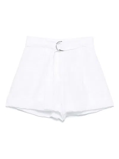 Ermanno Firenze Cotton Belted Shorts