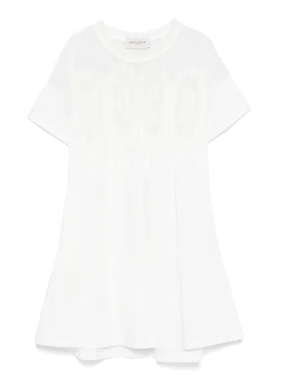 Ermanno Firenze Cotton Dress In White