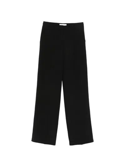 Ermanno Firenze Creased Trousers In Black