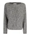 Ermanno Firenze Alpaca Blend Pullover With Sequin Inserts