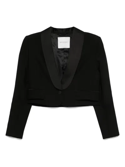 Ermanno Firenze Cropped Jacket In Black
