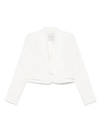Ermanno Firenze Cropped Jacket In White