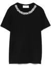 ERMANNO FIRENZE CRYSTAL-EMBELLISHED T-SHIRT