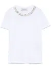 ERMANNO FIRENZE CRYSTAL-EMBELLISHED T-SHIRT