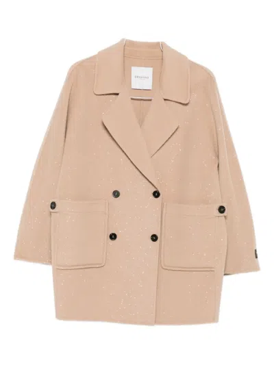 ERMANNO FIRENZE DOUBLE-BREASTED COAT