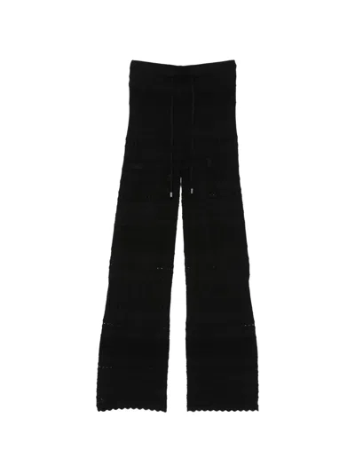 Ermanno Firenze Drawstring Trousers In Black