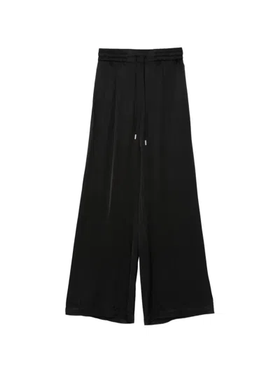 Ermanno Firenze Drawstring Casual Pants In Black
