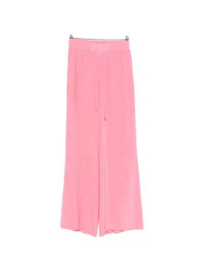 Ermanno Firenze Drawstring Trousers In Pink