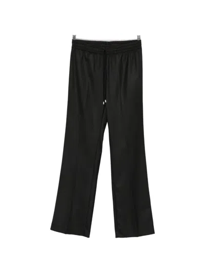 Ermanno Firenze 드로스트링 웨이스트 테일러드 팬츠 In Black