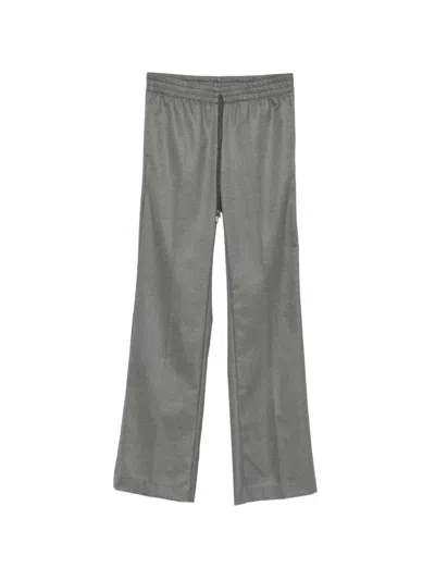Ermanno Firenze Drawstring-waist Track Pants In Gray