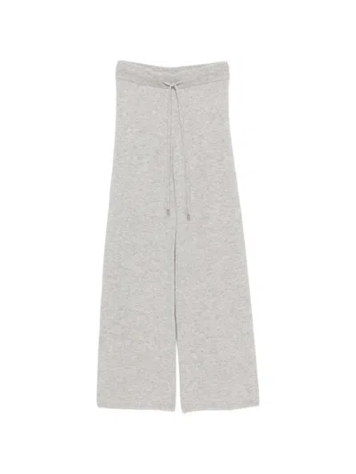 Ermanno Firenze Drawstring-waist Track Pants In Gray