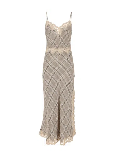 Ermanno Firenze Dress In Neutral