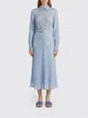 Ermanno Firenze ドレス  レディース カラー ブルー In Blue