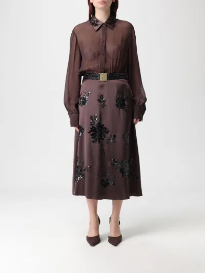 Ermanno Firenze Dress Woman  In Brown