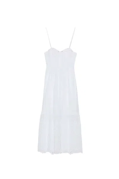 Ermanno Firenze Dresses In Bianco Neutri