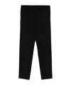 Ermanno Firenze Elastic Waist Casual Pants In Black