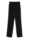 Ermanno Firenze Elasticated-waist Trousers In Black