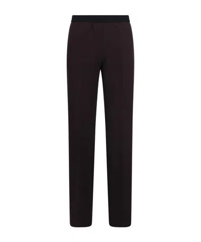 Ermanno Firenze Elasticated-waist Trousers In Black