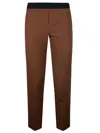 Ermanno Firenze Hose Mit Logo-bund In Nocciola