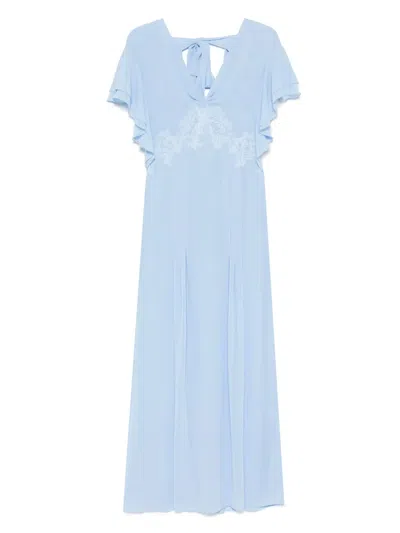 Ermanno Firenze Embroidered Dress