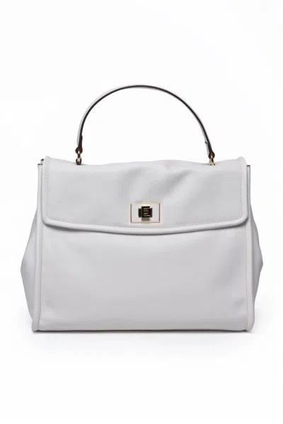 Ermanno Firenze Flap Treasure Handbag - White