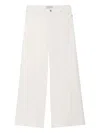 Ermanno Firenze Flared Cotton Jeans In White