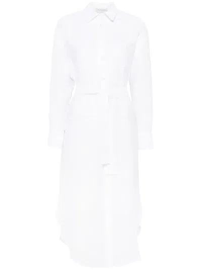 Ermanno Firenze Floral-lace Midi Dress In White