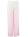 ERMANNO FIRENZE ERMANNO FIRENZE FLORAL PATTERNED VISCOSE TROUSERS WITH ZIP FASTENING