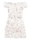Ermanno Firenze Floral-print Dress In White