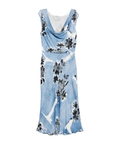 Ermanno Firenze Floral-print Midi Dress