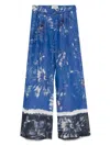 Ermanno Firenze Floral-print Trousers