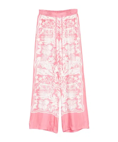 Ermanno Firenze Floral-print Trousers In Multi