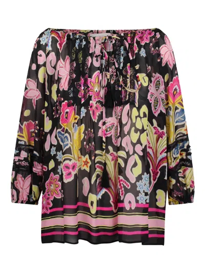 Ermanno Firenze Flower Blouse